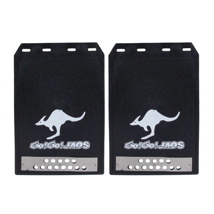 Premium Heavy Duty Molded Splash Front and Rear Mud Flaps Guards, Medium Size, Random Pattern Del...