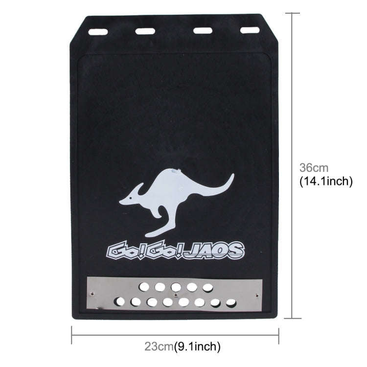Premium Heavy Duty Molded Splash Front and Rear Mud Flaps Guards, Medium Size, Random Pattern Del...