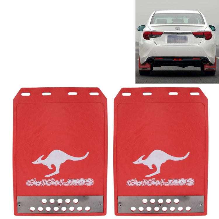 Premium Heavy Duty Molded Splash Front and Rear Mud Flaps Guards, Medium Size, Random Pattern Del...