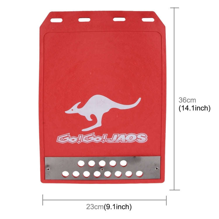 Premium Heavy Duty Molded Splash Front and Rear Mud Flaps Guards, Medium Size, Random Pattern Del...