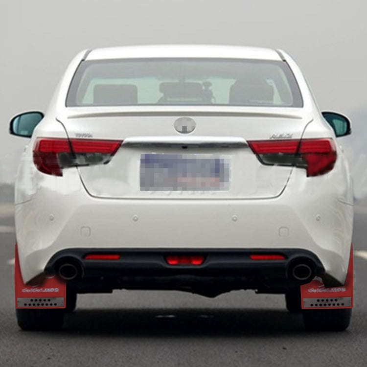 Premium Heavy Duty Molded Splash Front and Rear Mud Flaps Guards, Medium Size, Random Pattern Del...