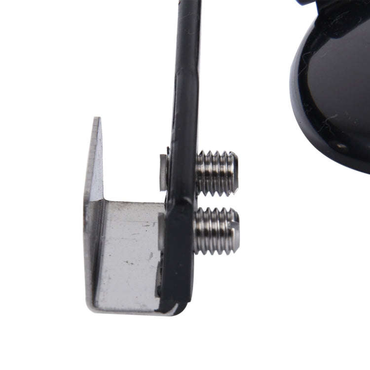 Vehicle Front Blind Area Wide-angle Adjustable Right Side Observation Mirror(Black)