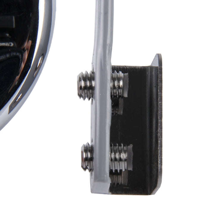 Vehicle Front Blind Area Wide-angle Adjustable Left Side Observation Mirror(Silver)