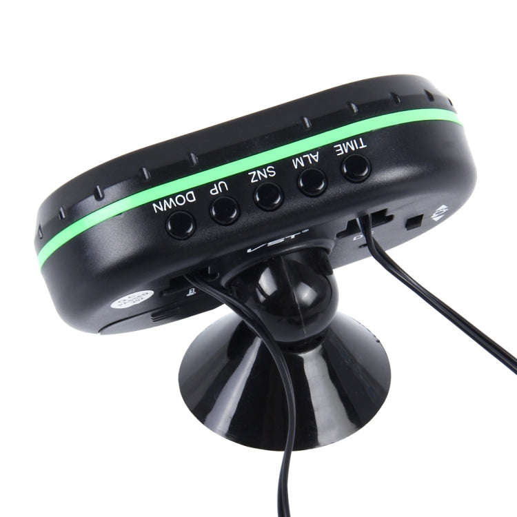 VST-7009V 4 In 1 Digital Car Thermometer Voltage Meter Luminous Clock Tester Detector LCD Monitor...