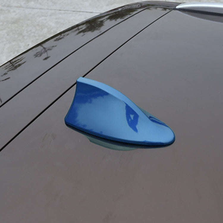 Universal Car Antenna Aerial Shark Fin Radio Signal For Auto SUV Truck Van(Blue)