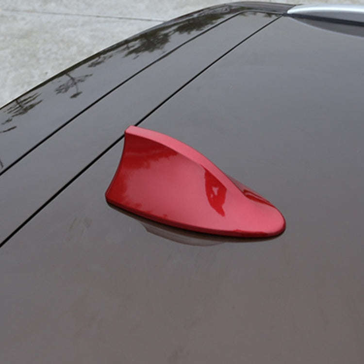 Universal Car Antenna Aerial Shark Fin Radio Signal For Auto SUV Truck Van(Red)