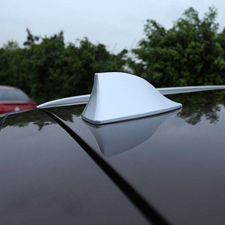 Universal Car Antenna Aerial Shark Fin Radio Signal For Auto SUV Truck Van(Silver)