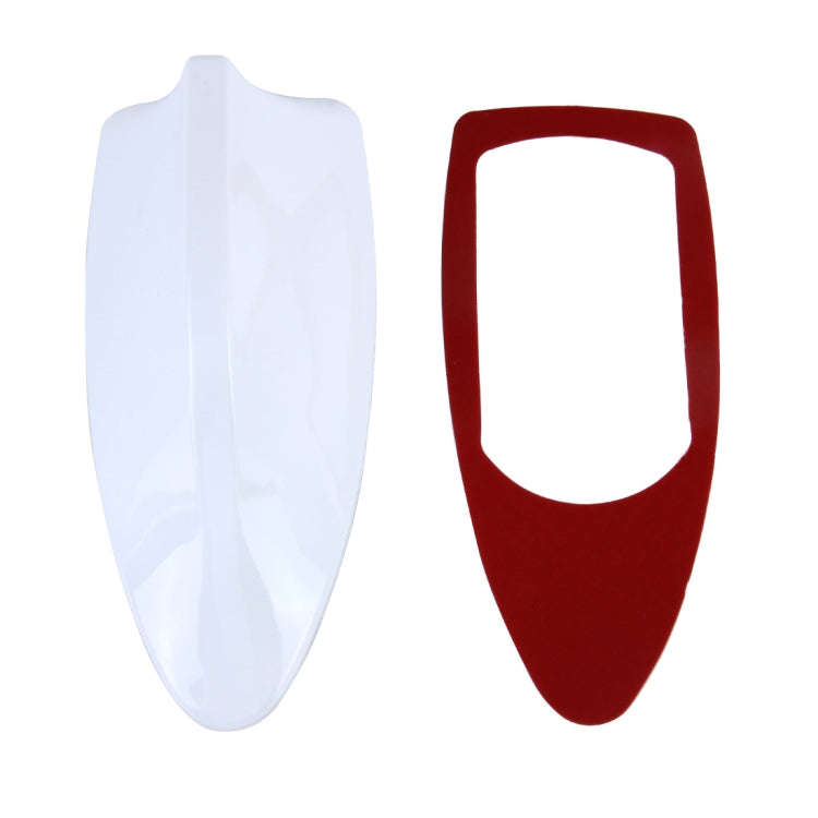 Universal Car Antenna Aerial Shark Fin Radio Signal For Auto SUV Truck Van(White)