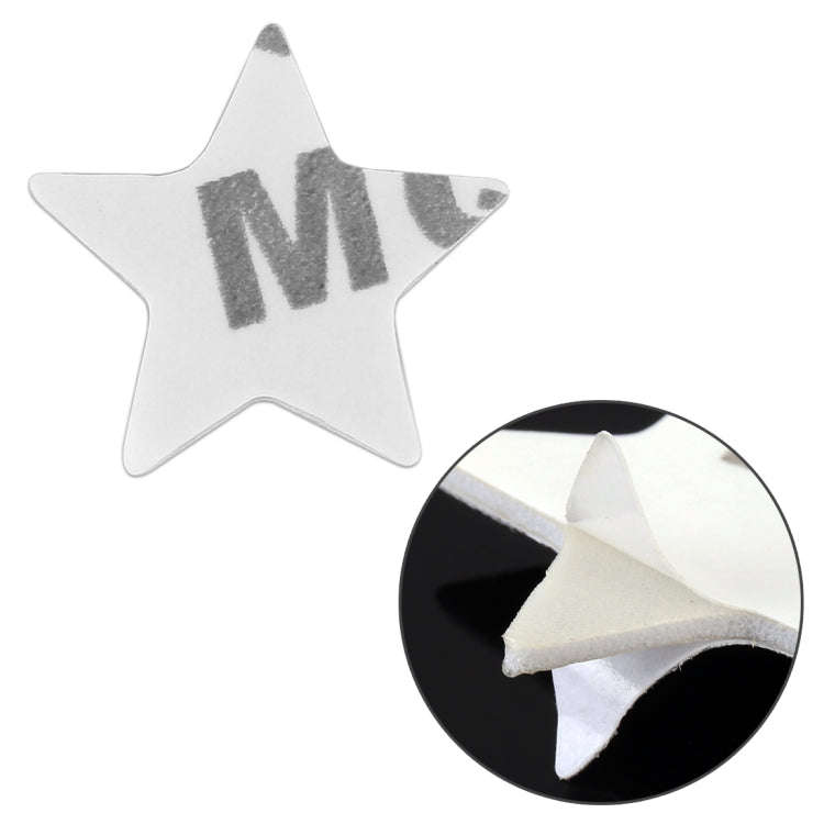 Star Pattern Car Metal Body Decorative Sticker (Red)