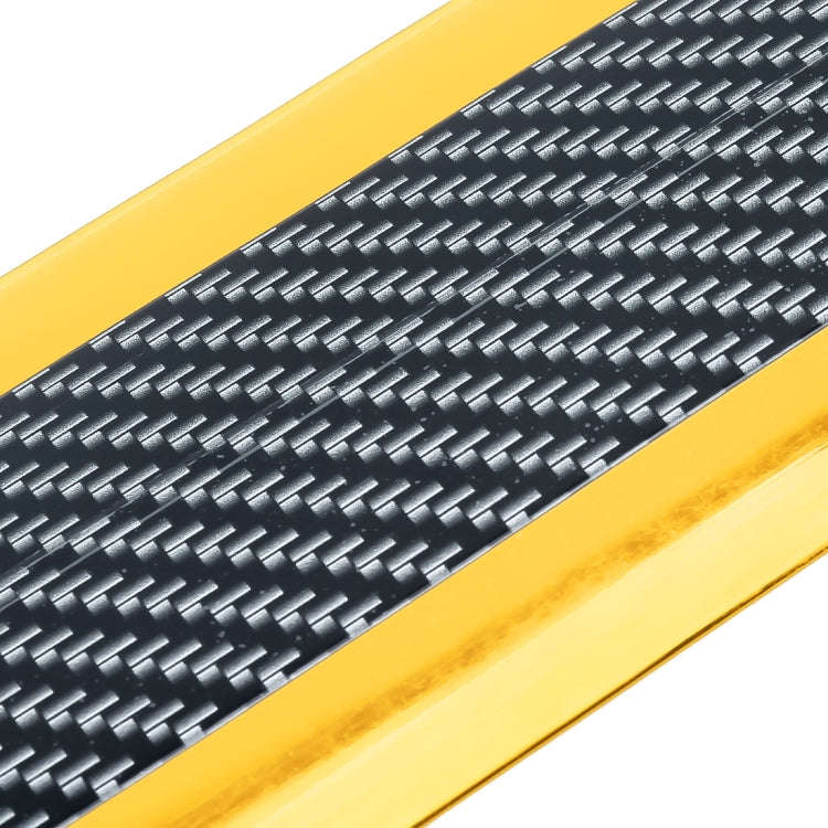 Universal Electroplate Carbon Fibre Car Door Threshold Decoration Strip Decorative Sticker, Size ...