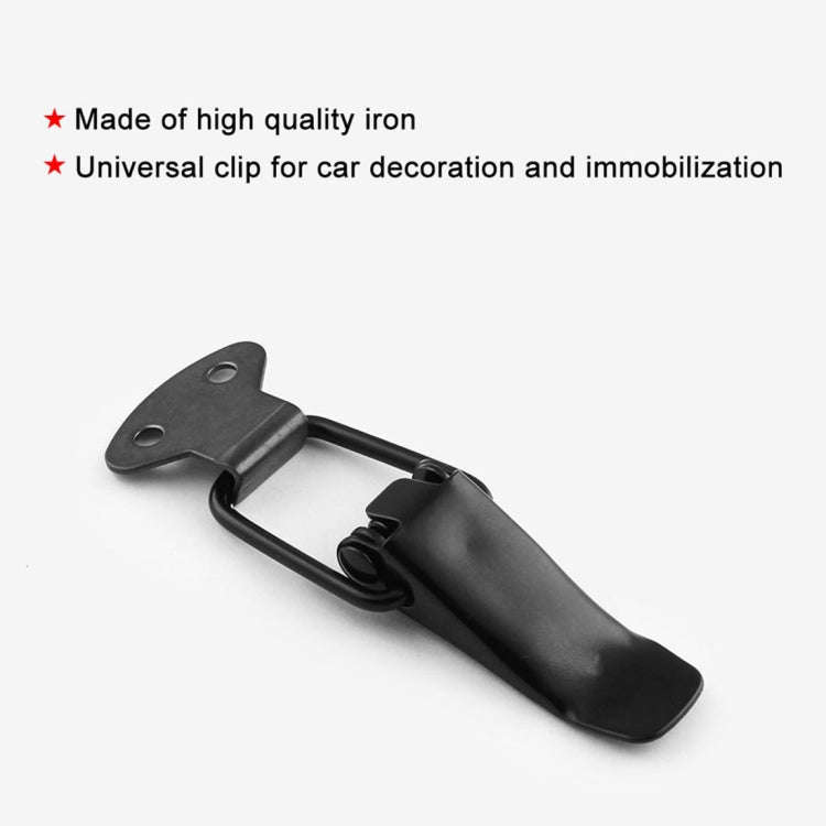 EA059 2 PCS Car Modification Accessories Universal Iron Bumper Safety Fixed Buckle, Size: 26.7 x ...