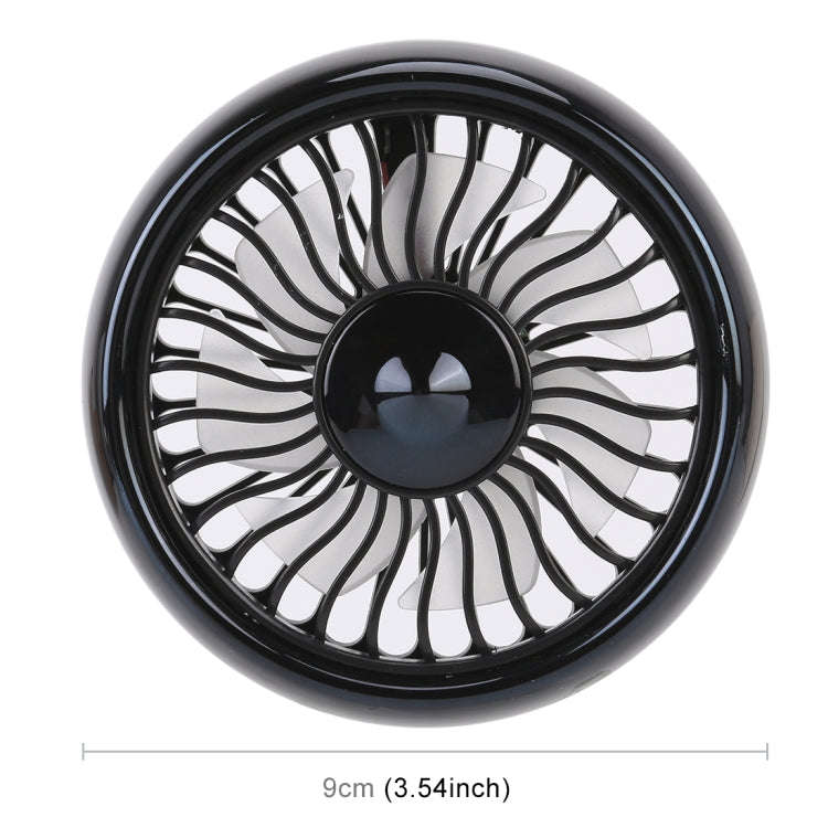 Multi-function Portable Car Air Outlet Sucker Electric Cooling Fan(Black)