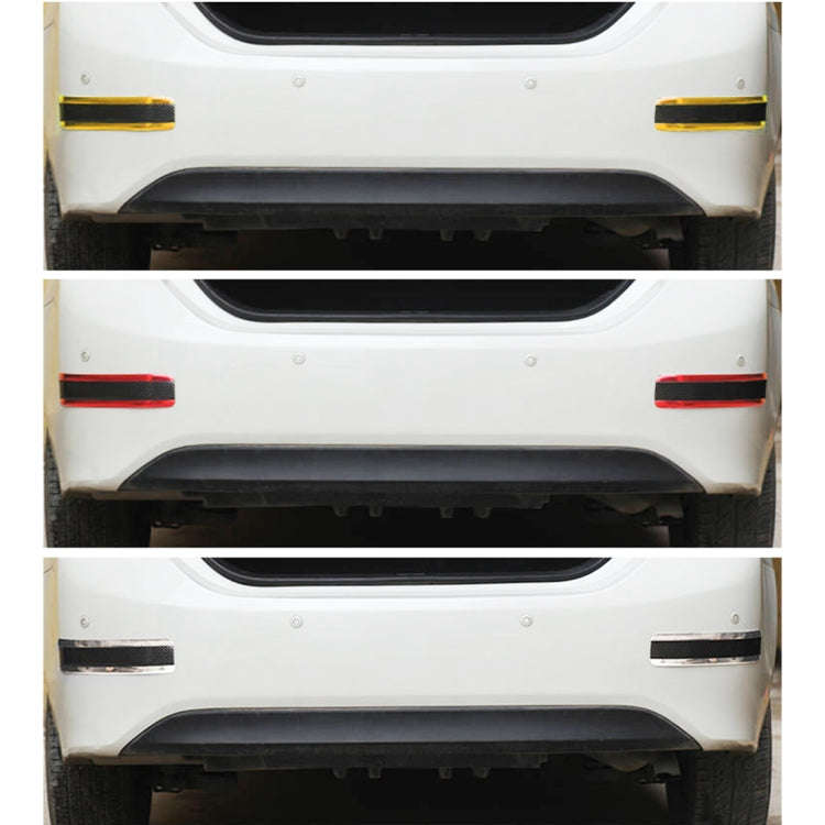 Universal Electroplate Carbon Fibre Car Door Threshold Decoration Strip Decorative Sticker, Size ...