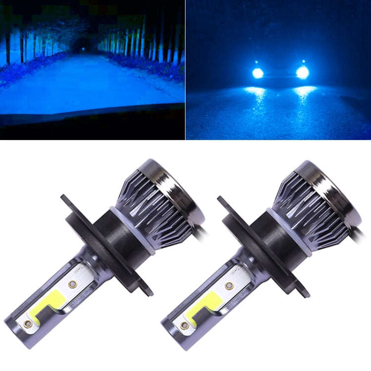 2 PCS H4 DC9-36V / 36W / 8000K / 6000LM IP68 Car / Motorcycle Mini COB LED Headlight Lamps / Fog ...