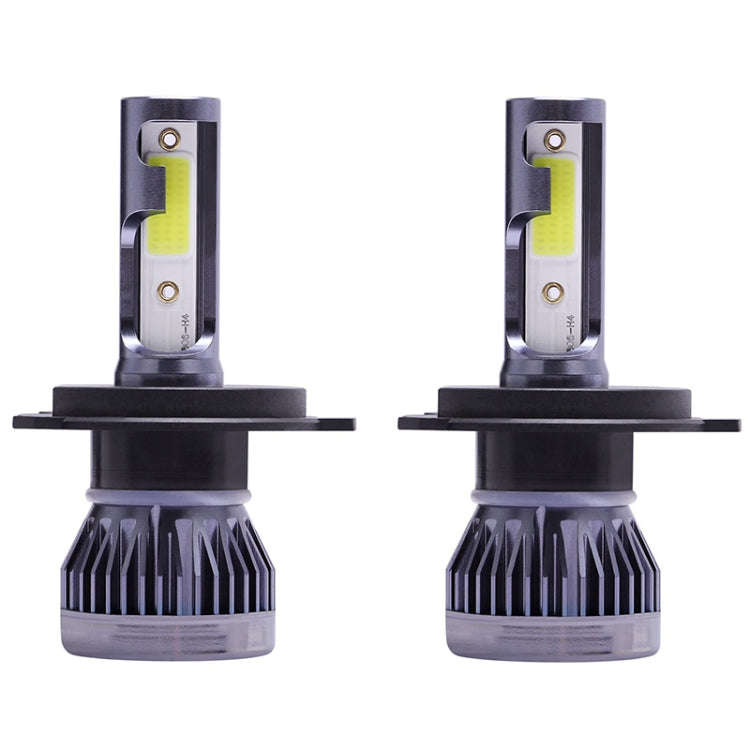 2 PCS H4 DC9-36V / 36W / 8000K / 6000LM IP68 Car / Motorcycle Mini COB LED Headlight Lamps / Fog ...