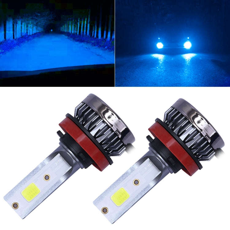 2 PCS H11 DC9-36V / 36W / 8000K / 6000LM IP68 Car / Motorcycle Mini COB LED Headlight Lamps / Fog...