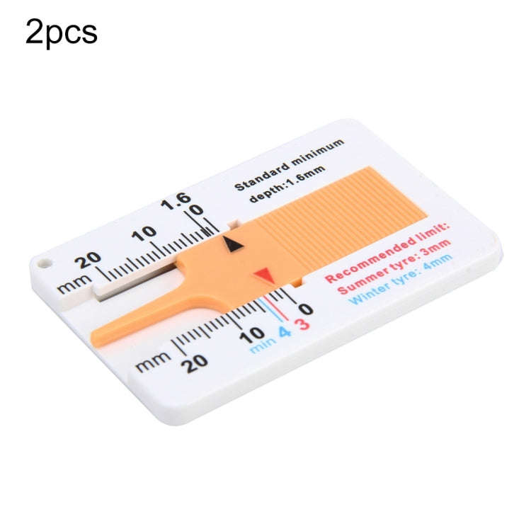 2pcs 0-20mm Plastic Tread Plan Refinding Rounds Refinding Outcome Exists Tread Tablets Plastic Ti...