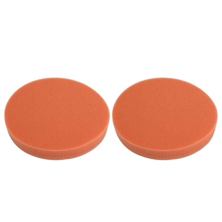 2 PCS Car Wax Sponge Round Shape Sponge High-density Waxing SpongeSize:18.5 x 18.5cm