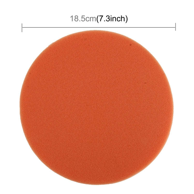 2 PCS Car Wax Sponge Round Shape Sponge High-density Waxing SpongeSize:18.5 x 18.5cm