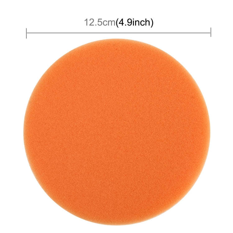 2 PCS Car Wax Sponge Round Shape Sponge High-density Waxing SpongeSize:12.5 x 12.5cm