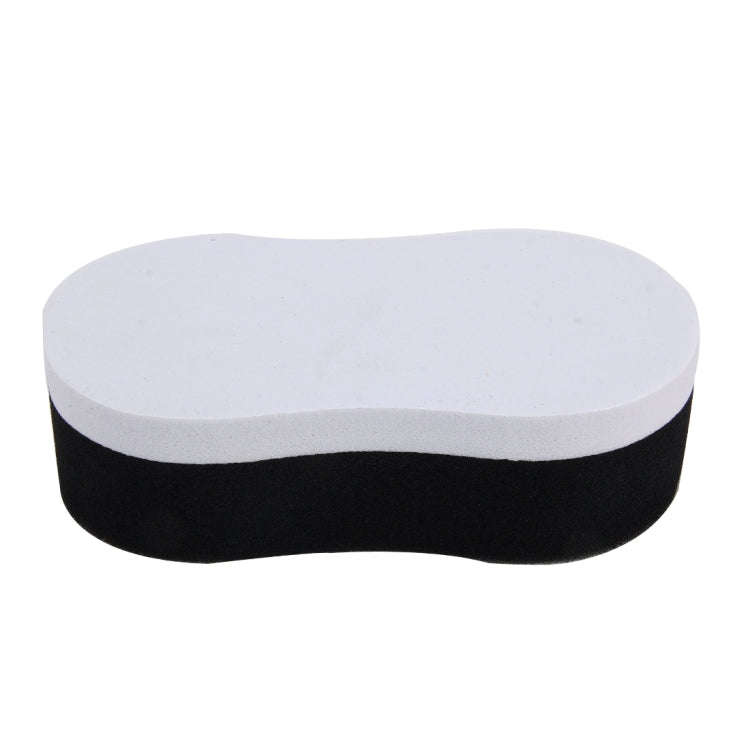 Car Wax Sponge 8- Word Shape Sponge High-density Waxing Sponge(Black)
