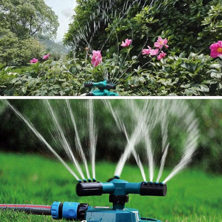 Garden Automatic Rotating Nozzle 360 Degree Rotary Automatic Sprinkler Garden Lawn Watering Nozzl...