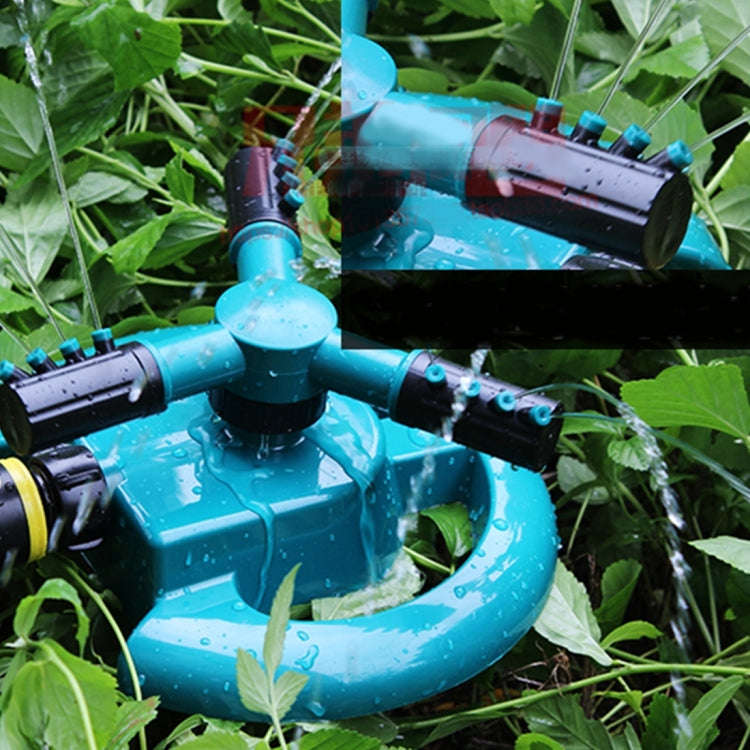 Garden Automatic Rotating Nozzle 360 Degree Rotary Automatic Sprinkler Garden Lawn Watering Nozzl...