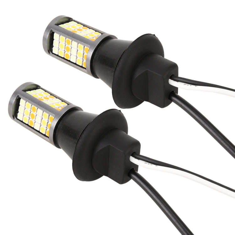 T20/7740 DC12V 3.7W 81 SMD-3030-LEDs Three Color Car DRL&Turn Light, Length: 2m