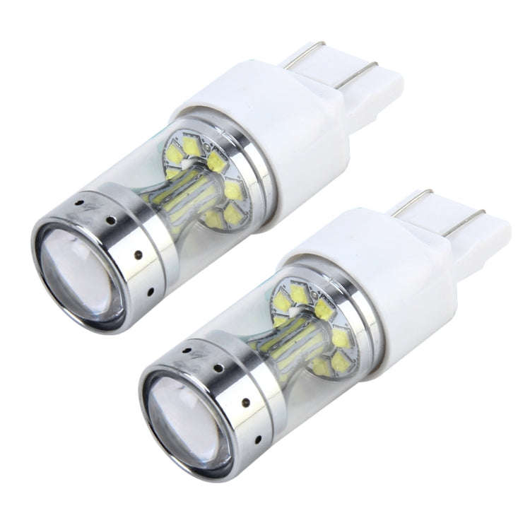2 PCS 7443 60W Car Auto Brake Light with 12 XB-D Lamps, DC 12V(White Light)