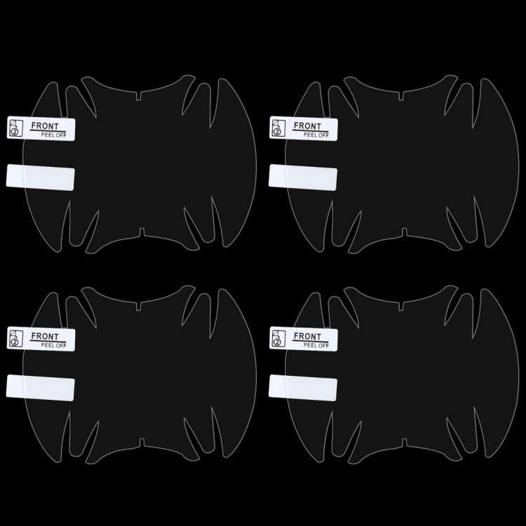 4 PCS Car Auto OPVC Door Bowl Handle Anti-scratch Protective Film for Honda