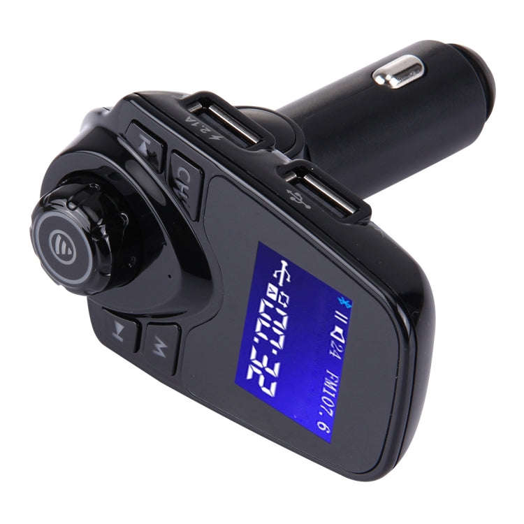 T11 Bluetooth FM Transmitter Car MP3 Player with LED Display, Support Double USB Charge & Handsfr...