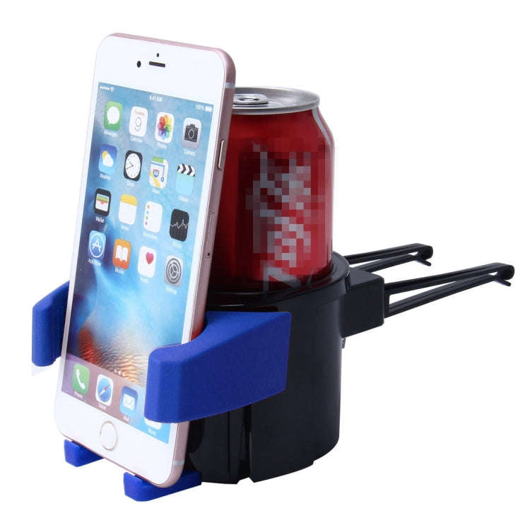 SHUNWEI SD-1027 Car Auto Multi-functional ABS Air Vent Drink Holder Bottle Cup Holder Phone Holde...
