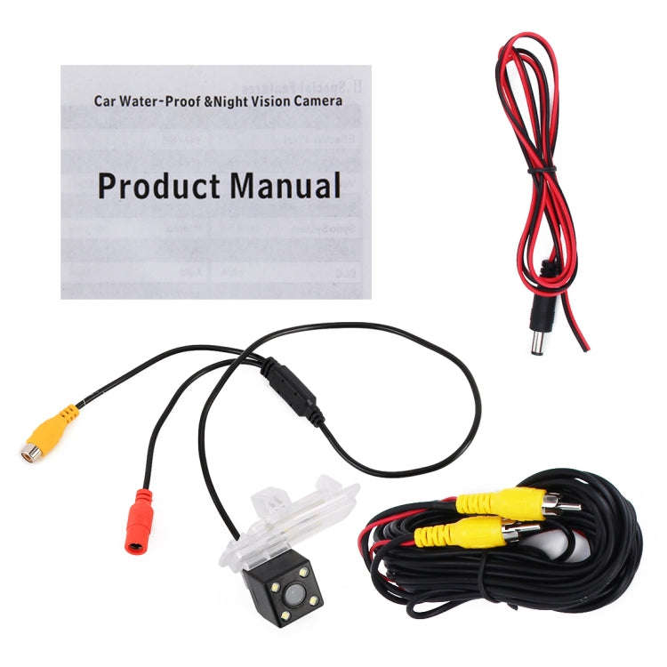 656x492 Effective Pixel HD Waterproof 4 LED Night Vision Wide Angle Car Rear View Backup Reverse ...
