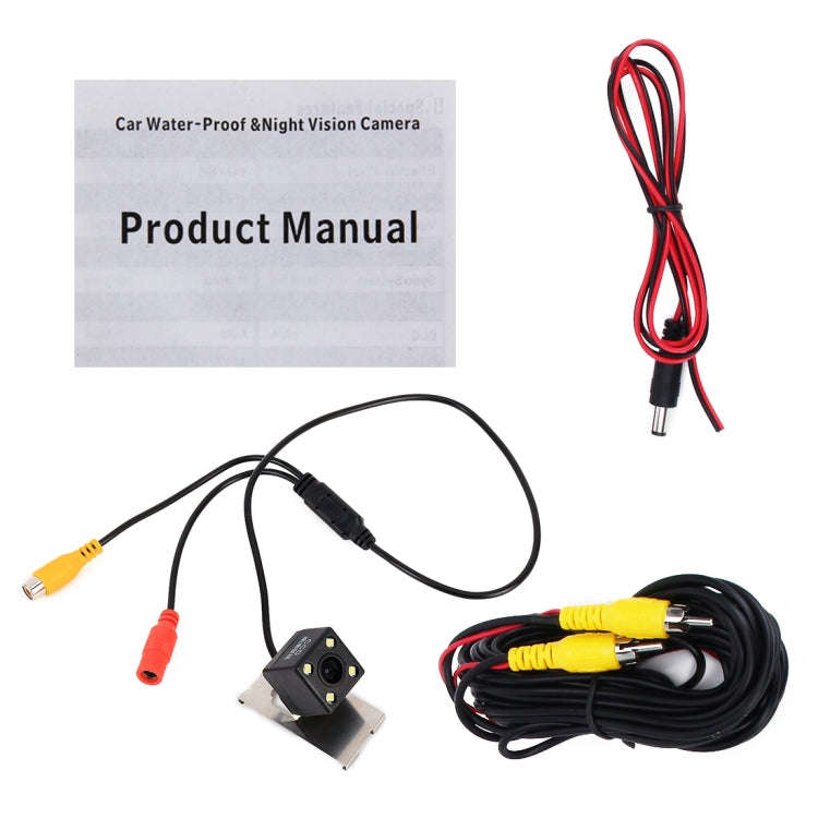 656x492 Effective Pixel HD Waterproof 4 LED Night Vision Wide Angle Car Rear View Backup Reverse ...