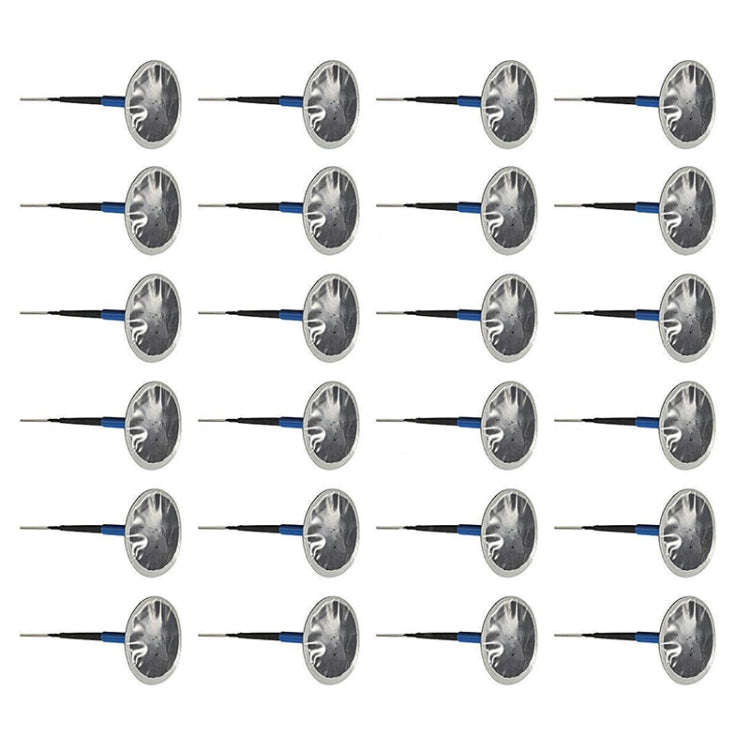 24 PCS 4mm Mushroom Nail-tyre Film Tyre Cold Patch Film Rubber Tire Repair Kit