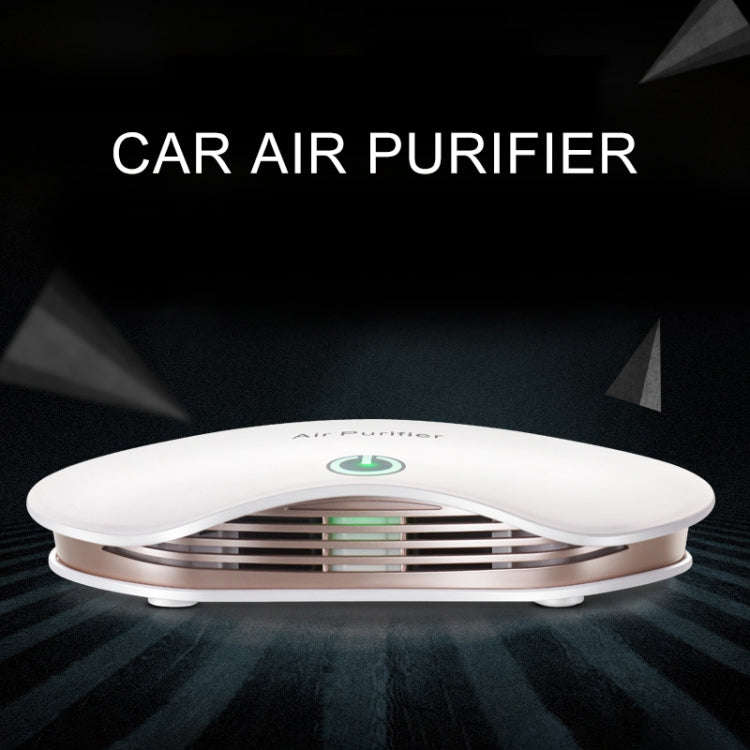 BL-001 Car / Household Smart Touch Control Air Purifier Negative Ions Air Cleaner(White)