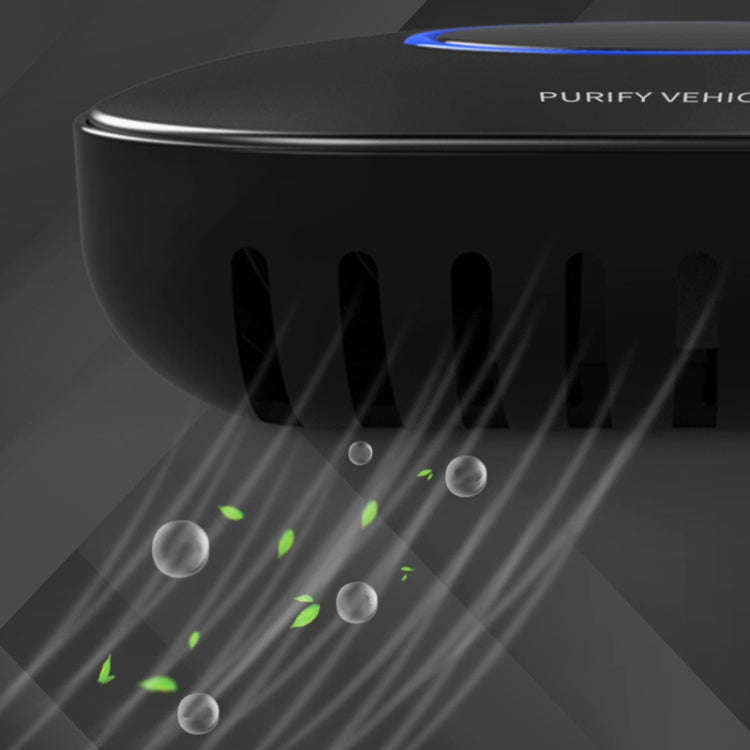 MC-CZ001 Car / Household Smart Touch Control Air Purifier Negative Ions Air Cleaner(Black)