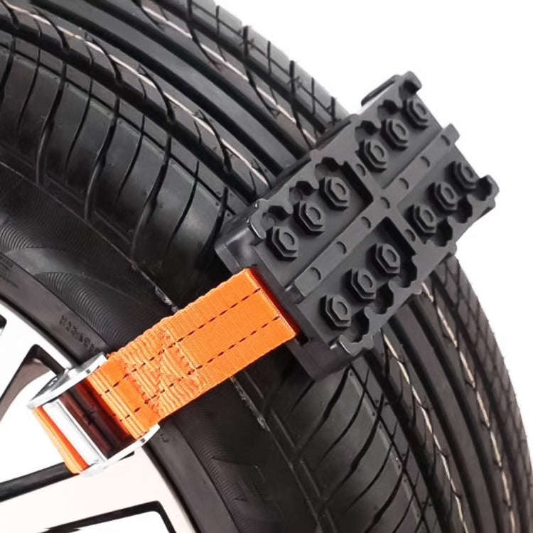 2 PCS Universal Car Snow Chains Mud Tires Traction Mat Wheel Chain Non-slip Tracks Auto Winter Ro...