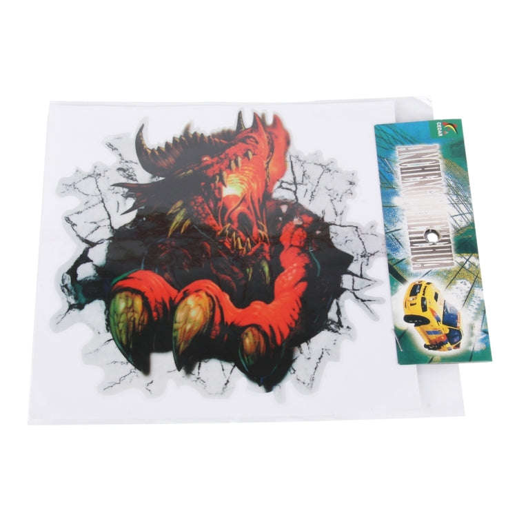 Exaggerated Effection 3D Characteristic Digital Simulation Car Paper Sticker