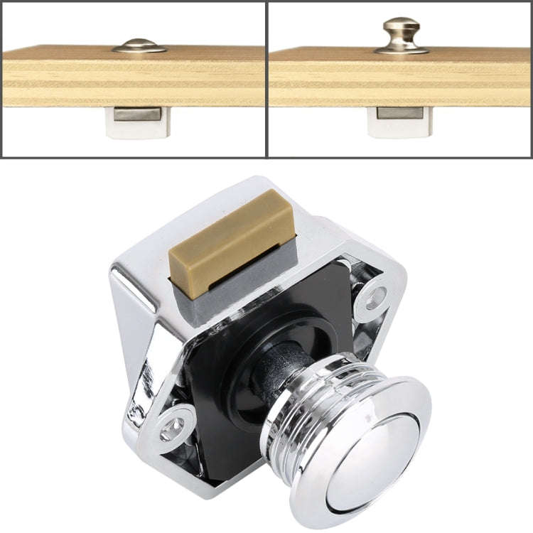 Press Type Drawer Cabinet Catch Latch Release Cupboard Door Stop Drawer Cabinet Locker for RV / Y...