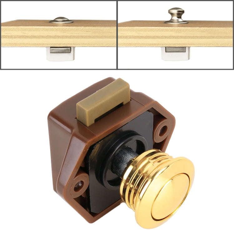 Press Type Drawer Cabinet Catch Latch Release Cupboard Door Stop Drawer Cabinet Locker for RV / Y...