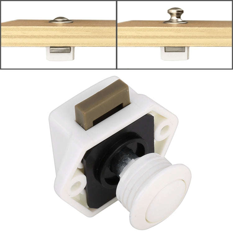 Press Type Drawer Cabinet Catch Latch Release Cupboard Door Stop Drawer Cabinet Locker for RV / Y...