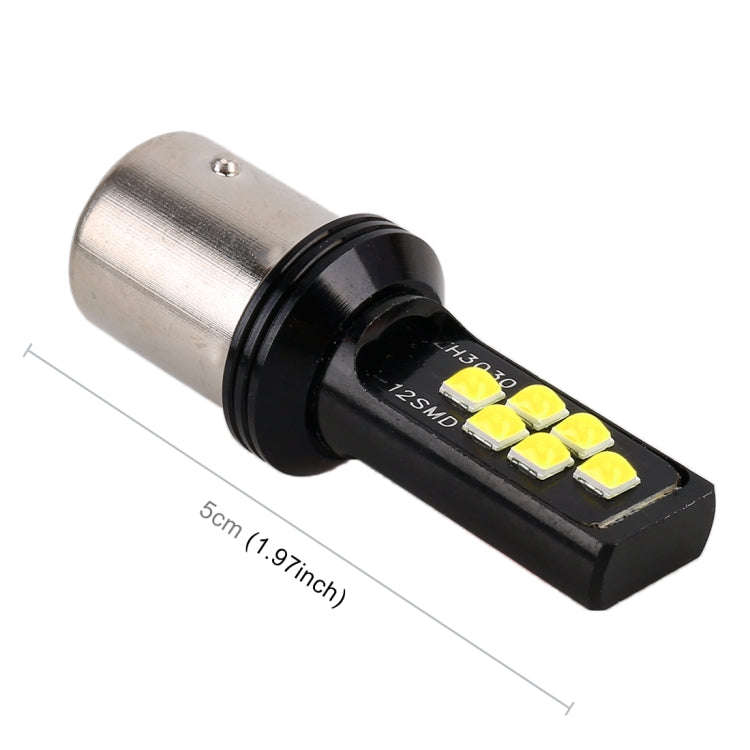 2 PCS 1156 DC9-16V / 3.5W Car Auto Turn Lights 12LEDs SMD-ZH3030 Lamps, with Constant Current(Whi...