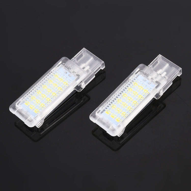 2 PCS DC12V / 1.5W / 6000K / 100LM Car Foot Nest Lights Footwell Lamp Seat Lamp 18LEDs SMD-3528 L...