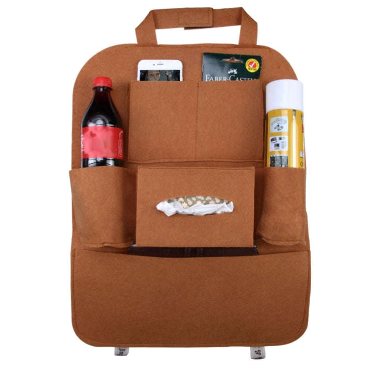 KANEED Auto Car Backseat Organizer Multi-Pocket Travel Storage Bag for Sunglass Phone Tissue Beve...