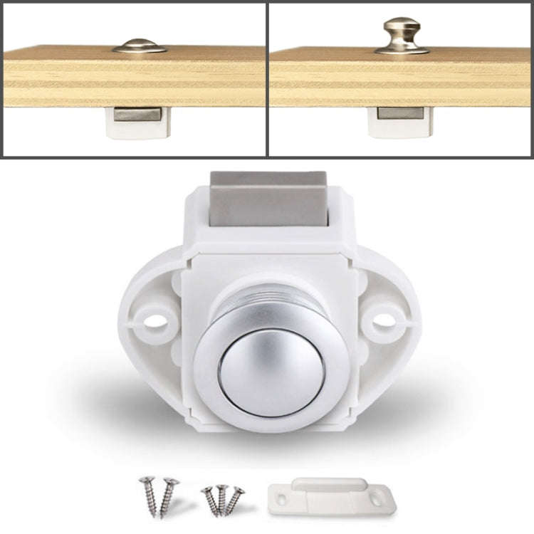 Press Type Drawer Cabinet Catch Latch Release Cupboard Door Stop Drawer Cabinet Locker for RV / Y...