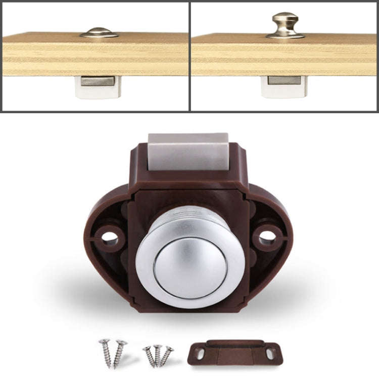 Press Type Drawer Cabinet Catch Latch Release Cupboard Door Stop Drawer Cabinet Locker for RV / Y...