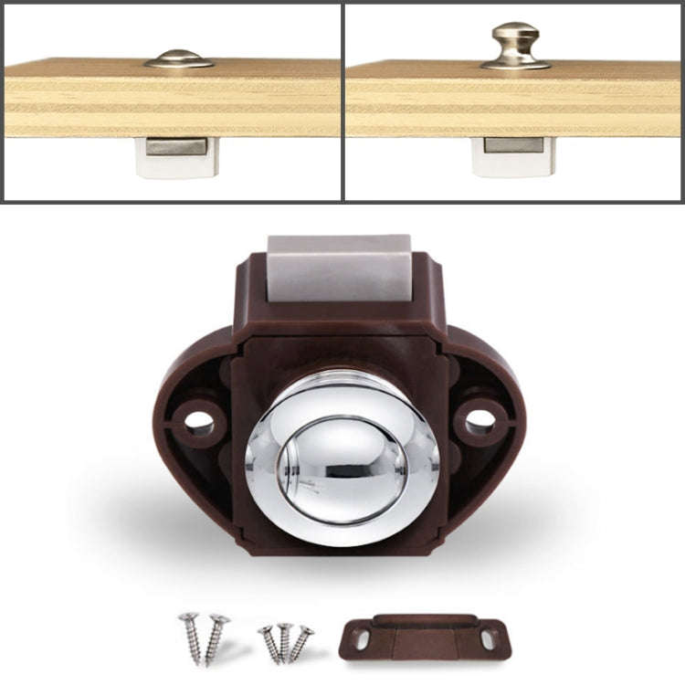Press Type Drawer Cabinet Catch Latch Release Cupboard Door Stop Drawer Cabinet Locker for RV / Y...