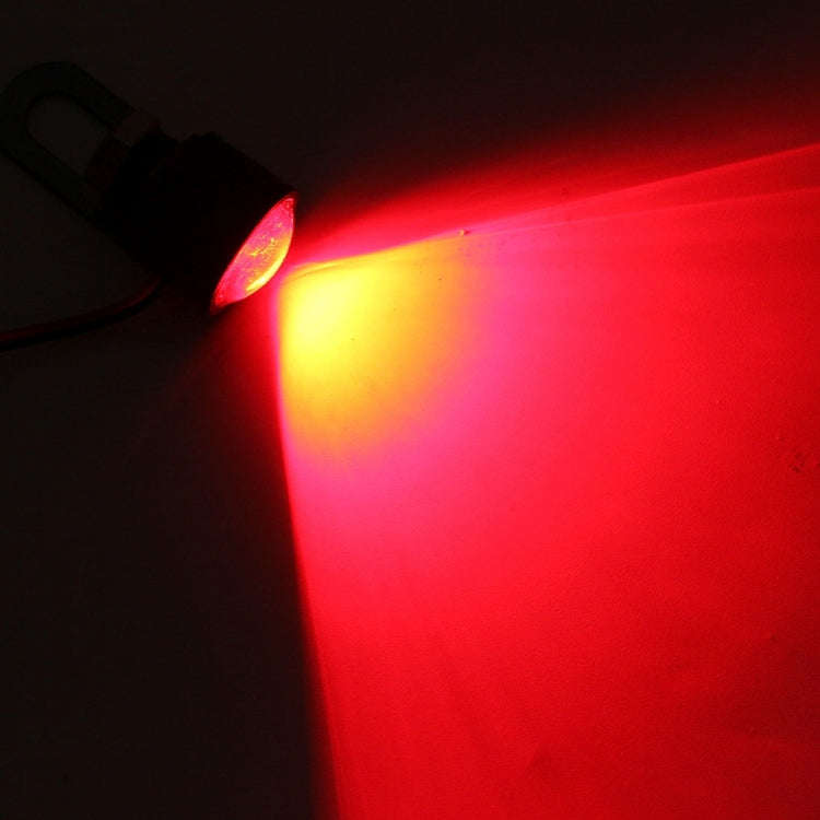 2 PCS 12V 3W Red Light Eagle Eyes LED Strobe Light For Motorcycle Wire Length: 90cm