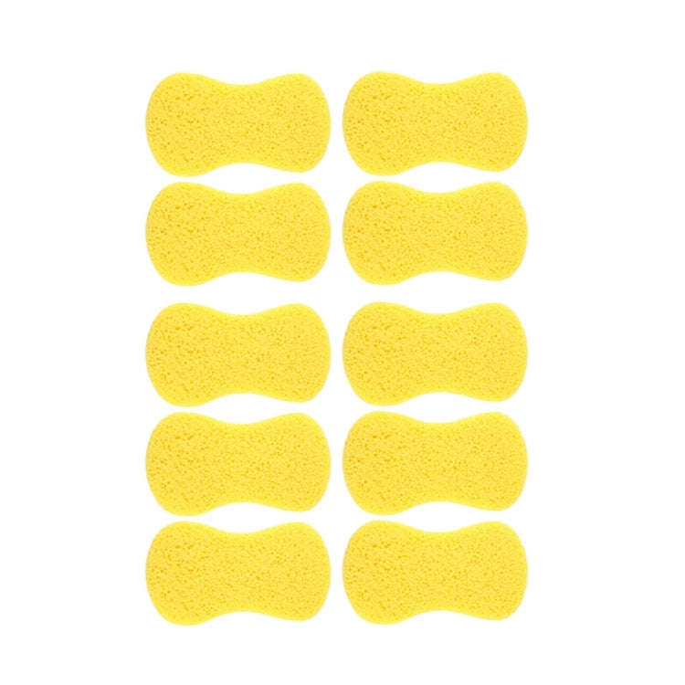 5 PCS Household Cleaning Sponge Yellow Car Wash Sponge With Macropores